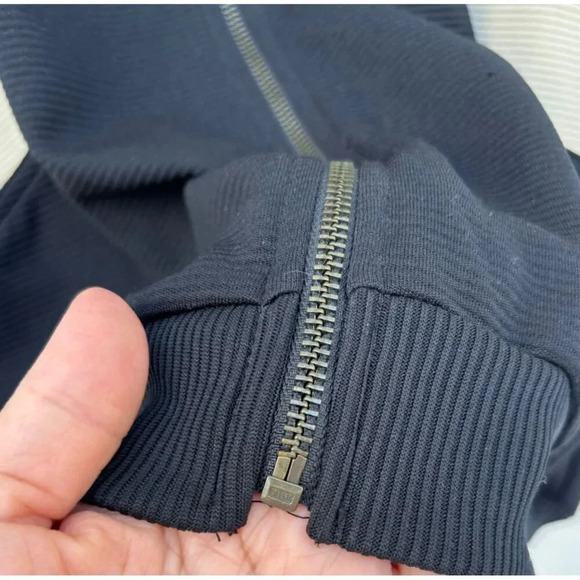 Rafael Mens Front Zip Stylish Jacket Black Size Medium to Large - Picture 11 of 12